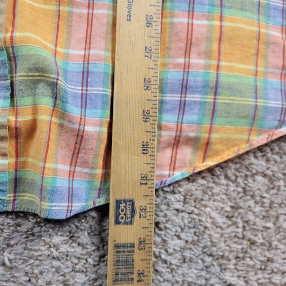 Polo Ralph Lauren Shirt Mens 2XL Colorful Button Up Plaid Colorful Lightweight - Picture 6 of 9